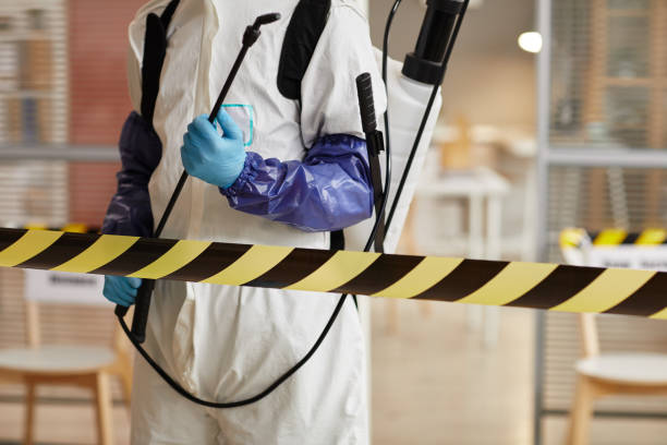 Professional Biohazard Cleanup technician working in Gold Beach, OR
